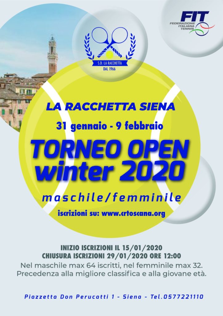 Torneo Open 2020 Siena